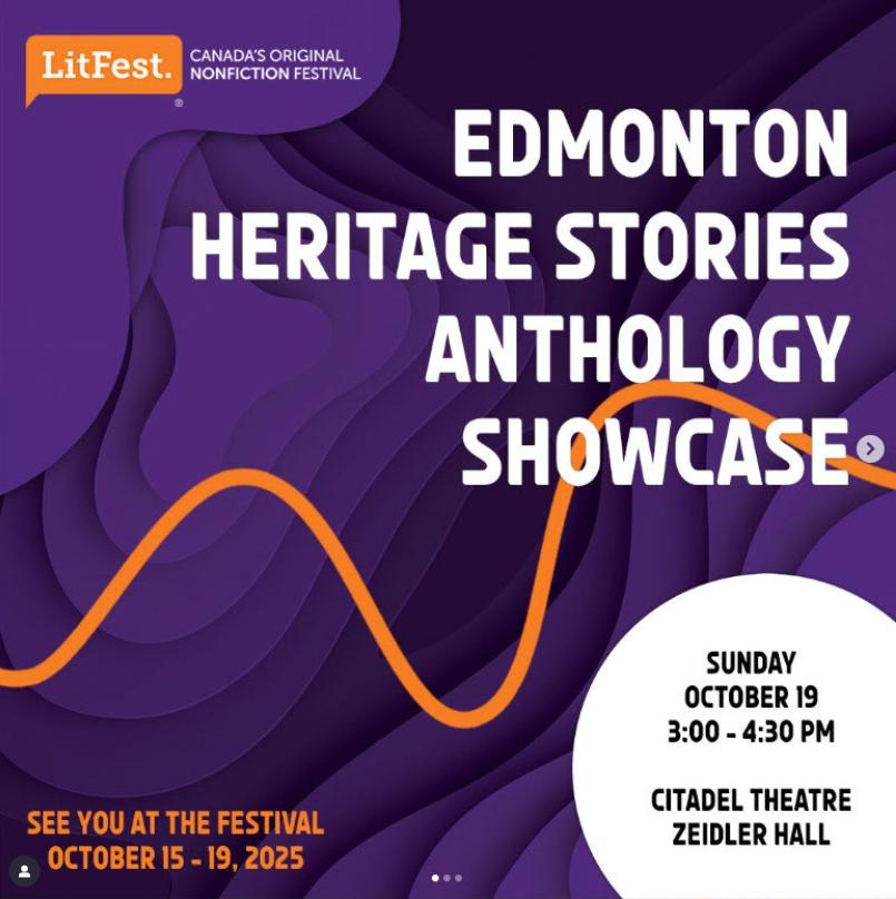 ECWC Celebrates Milestone with Edmonton Heritage Stories at Alberta LitFest